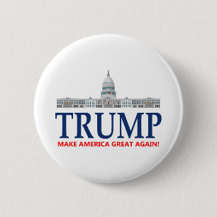 Donald Trump For President Button