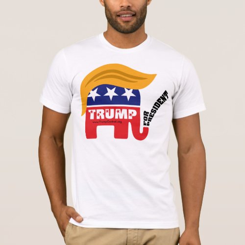 Donald Trump For President GOP Elephant Hair T_Shirt