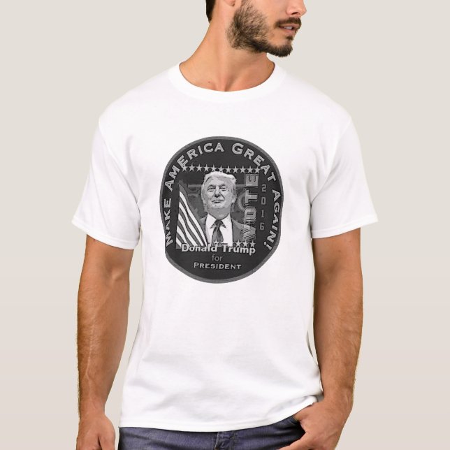 Donald Trump for President in 2016 T-Shirt (Front)