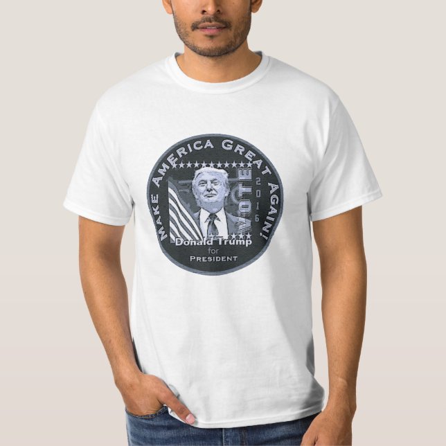 Donald Trump for President in 2016 T-Shirt (Front)