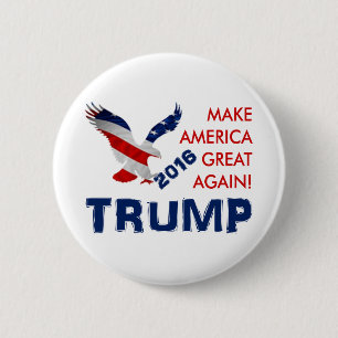 Donald Trump For President Pinback Button