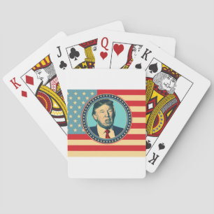 donald trump for president poker cards