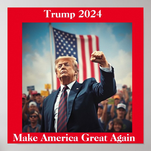 Donald Trump for President Poster (Front)