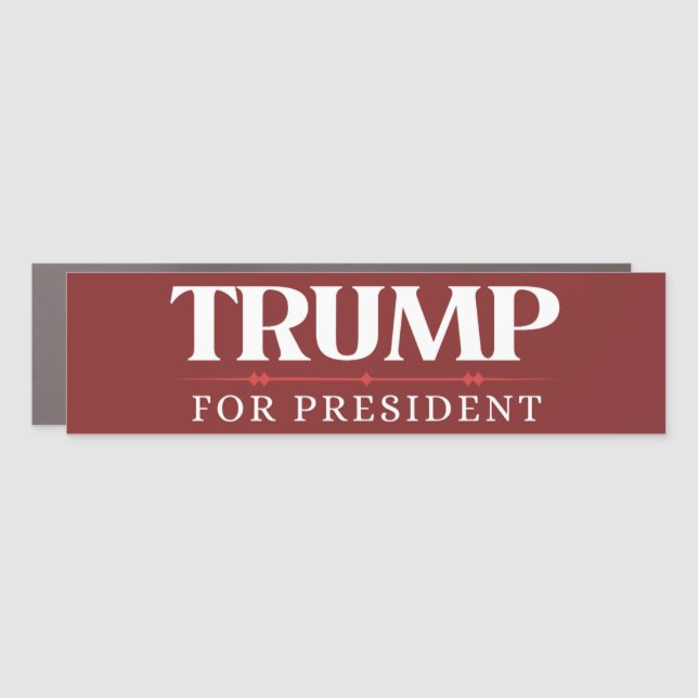 Donald Trump For President Republican Party Car Magnet (Front)