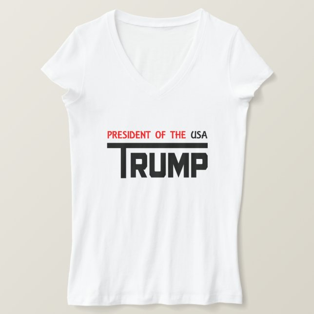 Donald Trump For President T-Shirt (Design Front)