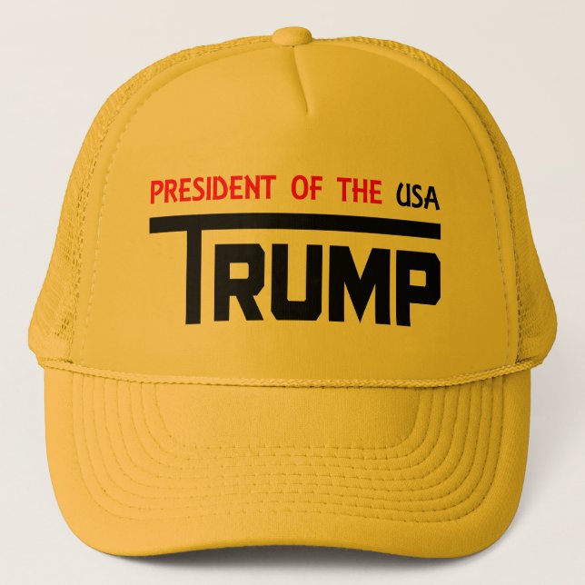 Donald Trump For President Trucker Hat (Front)