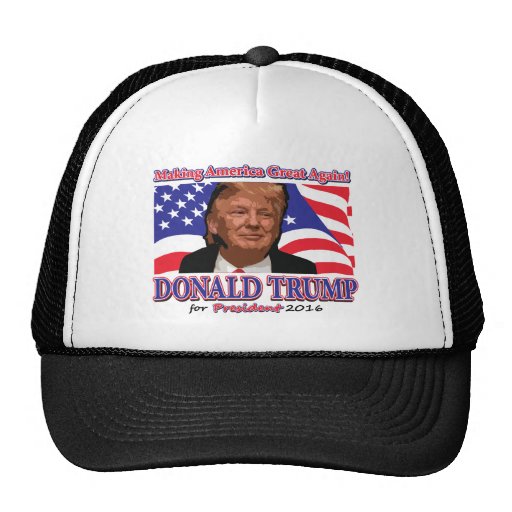 Donald Trump For President Trucker Hat | Zazzle