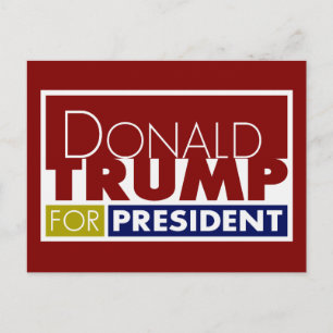 Donald Trump for President V1 Postcard