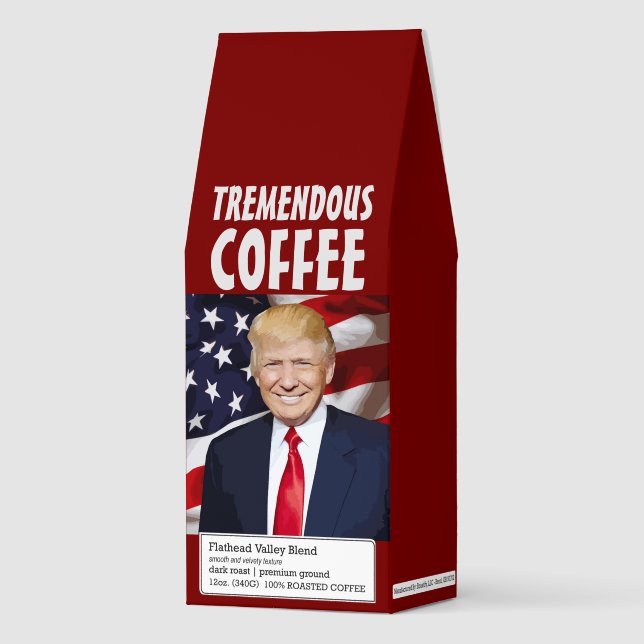 DONALD TRUMP Fresh Roasted Coffee (Front)