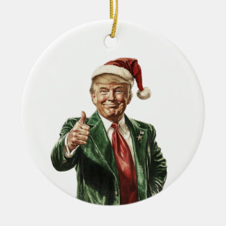 Donald Trump Funny Christmas Tree Ornament
