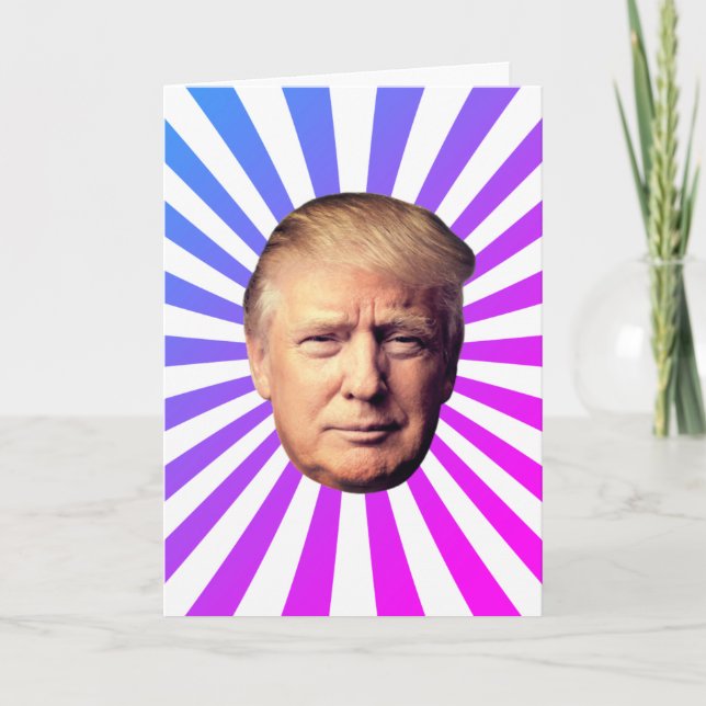 DONALD TRUMP GET WELL OERSIZED CARD (Front)