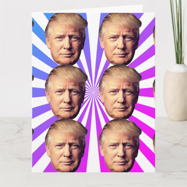 DONALD TRUMP GET WELL OVERSIZED CARD (Front)