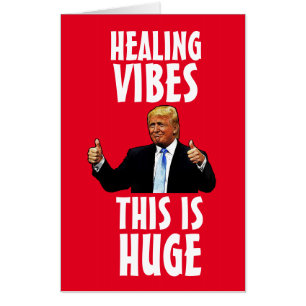 DONALD TRUMP GET WELL OVERSIZED GIANT CARDS