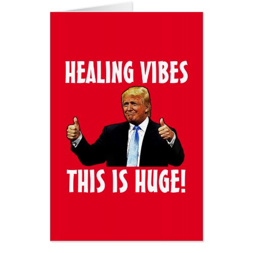 DONALD TRUMP GET WELL OVERSIZED GIANT CARDS