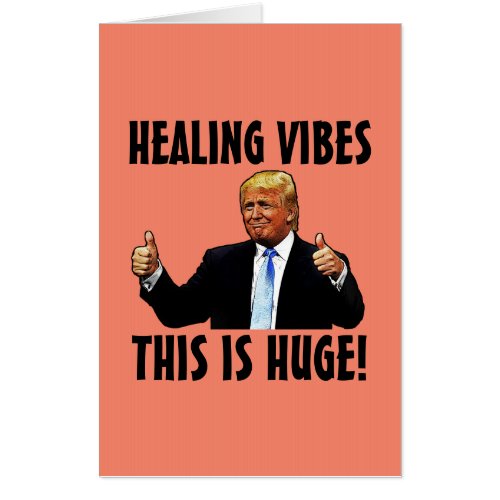 DONALD TRUMP GET WELL OVERSIZED GIANT CARDS