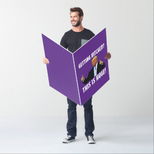 DONALD TRUMP GIANT WEDDING CONGRATULATIONS Card