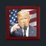 Donald Trump Gift Box<br><div class="desc">Portrait of Donald Trump, which can be placed on various items</div>