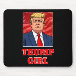 Donald Trump Girl Funny Great America President Su Mouse Pad