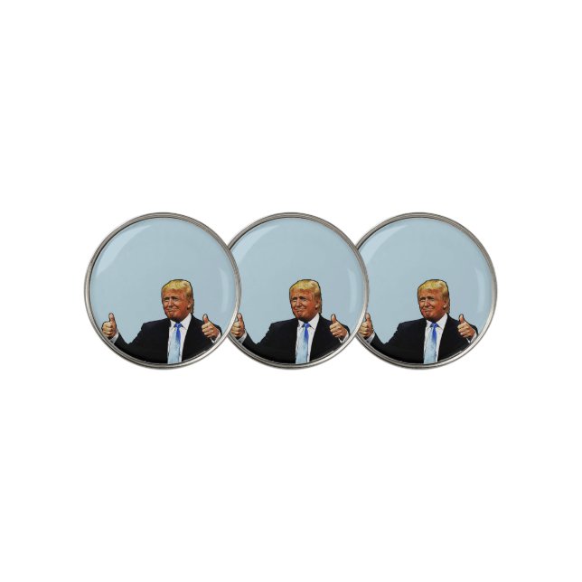 DONALD TRUMP GOLF BALL MARKERS (3 Up)