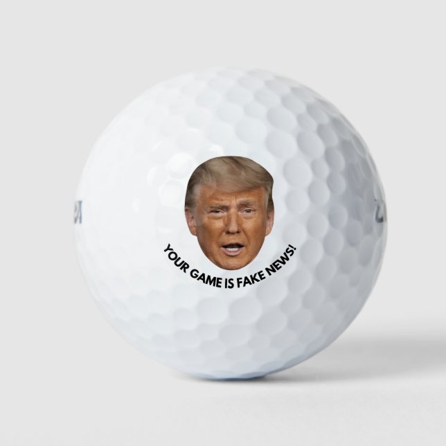 Donald Trump Golf Balls, Funny  Balls (Front)