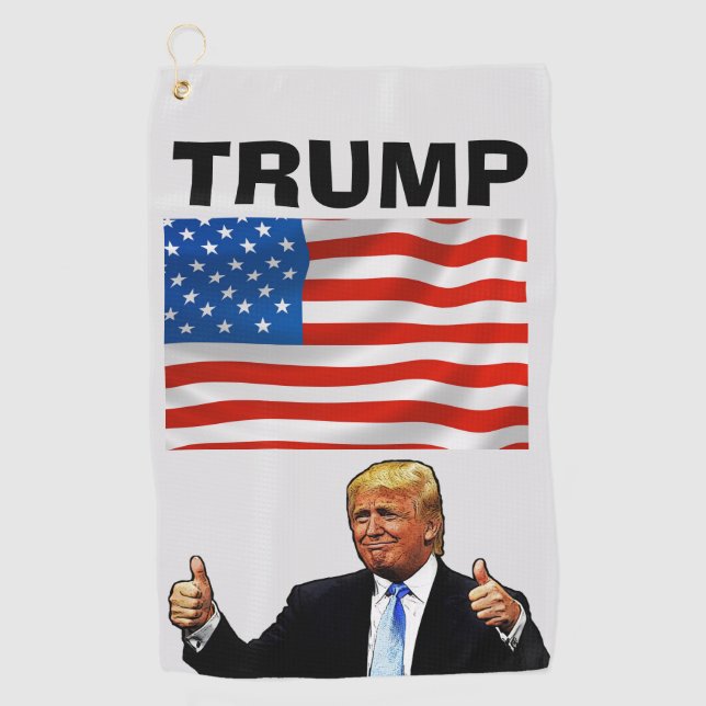 DONALD TRUMP GOLF TOWEL 2024 (Front)