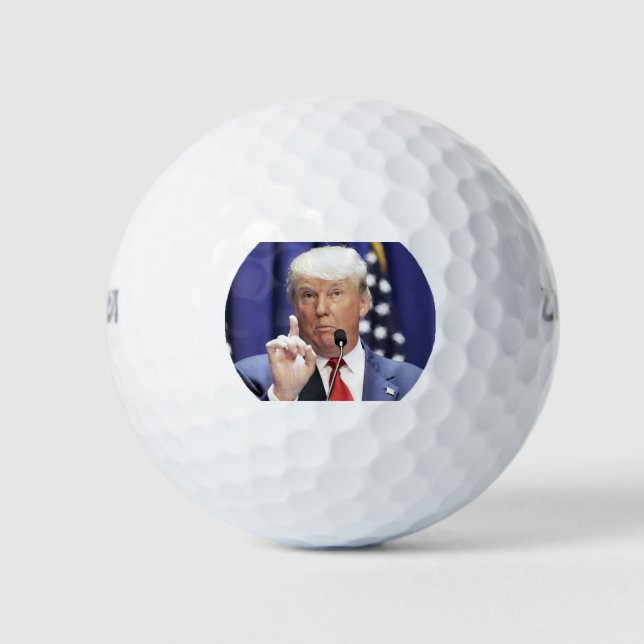Donald Trump Golfballs Golf Balls (Front)