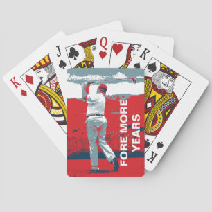 Donald Trump Golfing Playing Cards