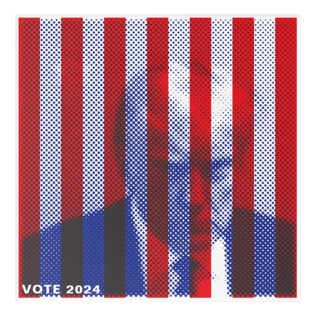 Donald Trump Graphic Mugshot Political Humor Art (Front)
