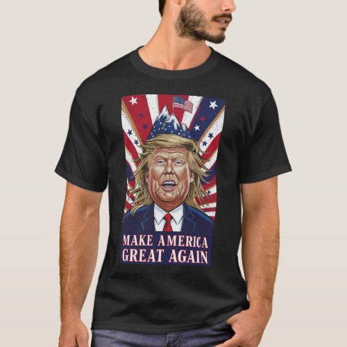 Donald Trump Graphic T_Shirt _ Political
