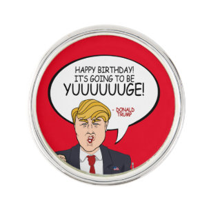 Donald Trump Greeting - Happy Birthday -.png Pin