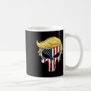 Donald Trump Hair President Skull Take America Bac Coffee Mug