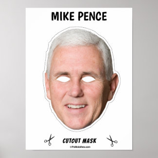 Donald Trump Halloween Mask Poster