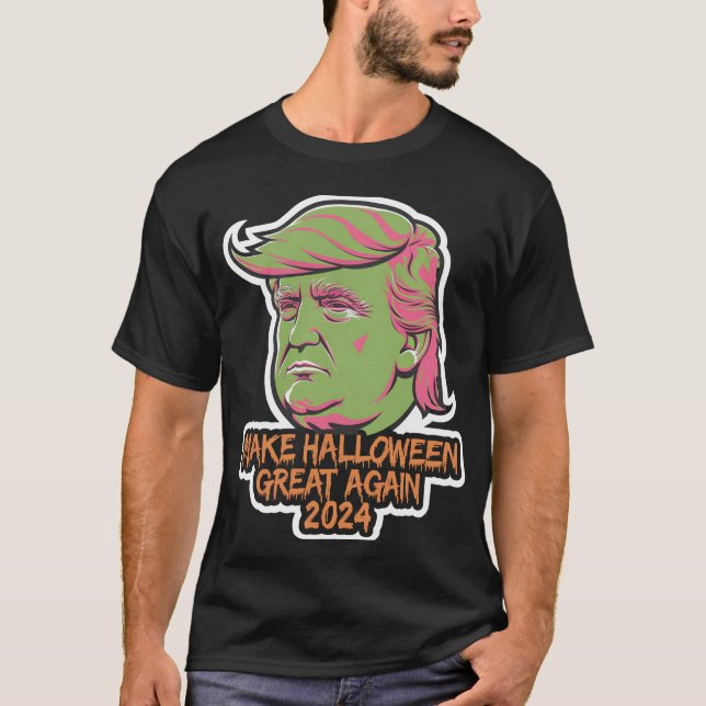 Donald Trump Halloween T-Shirt (Front)