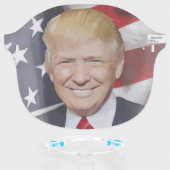 DONALD TRUMP HANDSOME FACE SHIELD (Front w/Glasses)