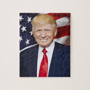 DONALD TRUMP HANDSOME PORTRAIT jigsaw puzzle