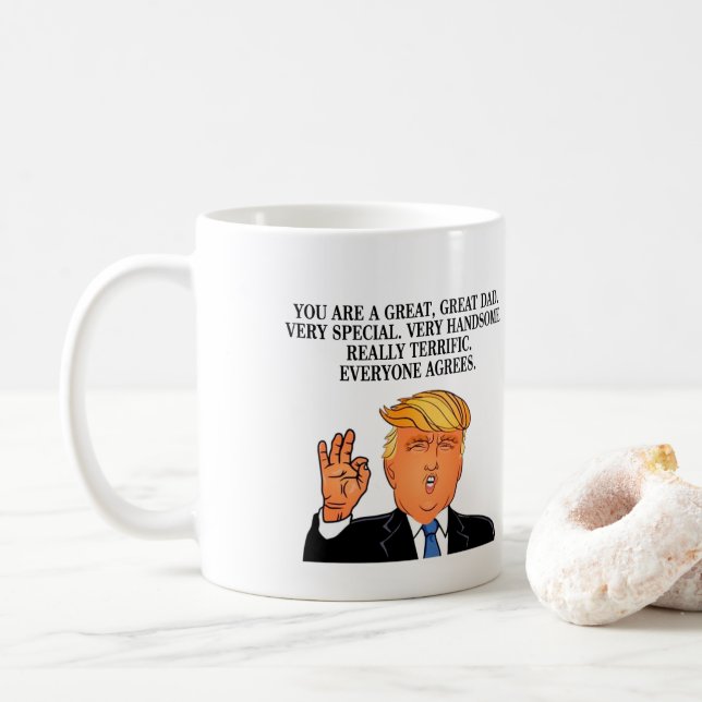 Donald Trump Happy Fathers Day Coffee Mug Large Gr