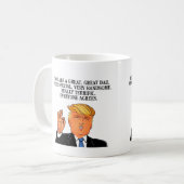 Donald Trump Happy Fathers Day Coffee Mug Large Gr (Front Left)
