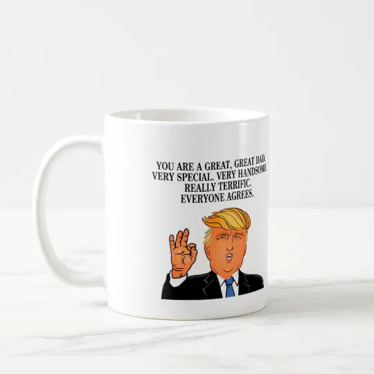 Donald Trump Happy Fathers Day Coffee Mug Large Gr Zazzle Com