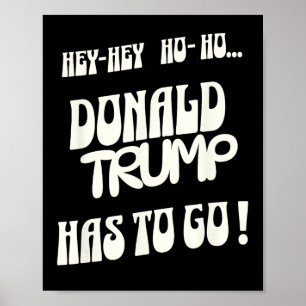 Donald Trump Has To Go No King No Authoritarian No Poster