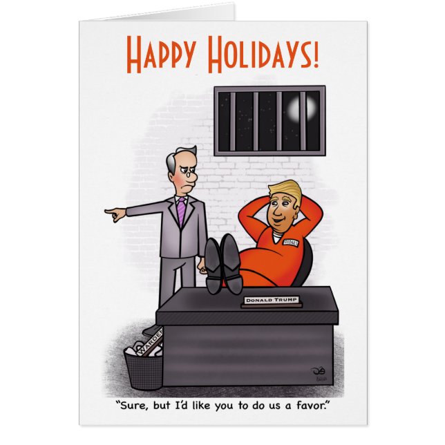 Donald Trump Holiday Card (Front)
