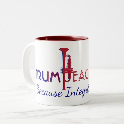 DONALD TRUMP IMPEACHMENT Integrity Matters USA Two_Tone Coffee Mug