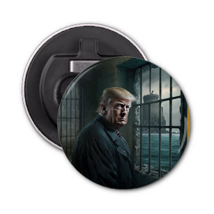 Donald Trump in Alcatraz Prison Bottle Opener