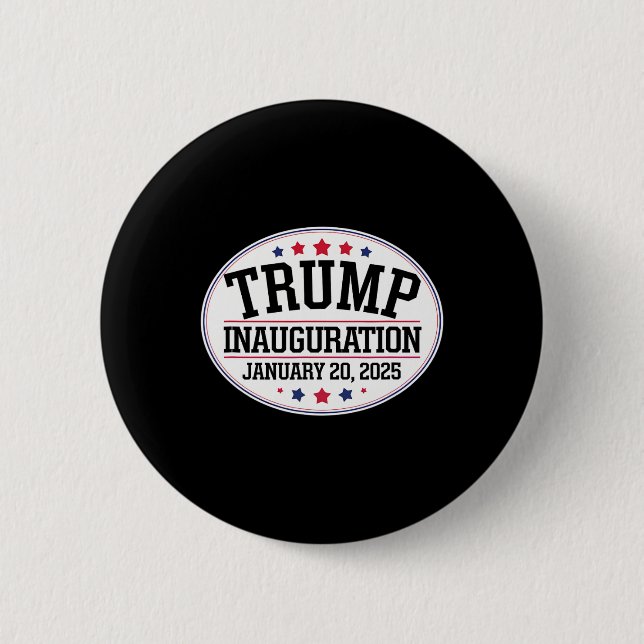 Donald Trump Inauguration Day 2025 1  Button (Front)