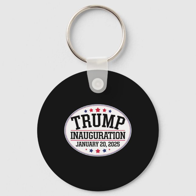 Donald Trump Inauguration Day 2025 1  Keychain (Front)