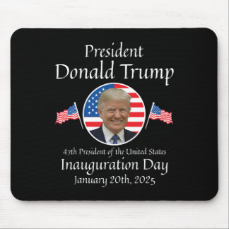Donald Trump Inauguration Day 2025 47th Usa Presid Mouse Pad