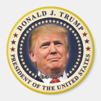 Donald Trump Inauguration Gold Stars Souvenir Magnet