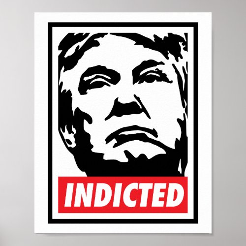 Donald Trump Indicted 2023 Poster