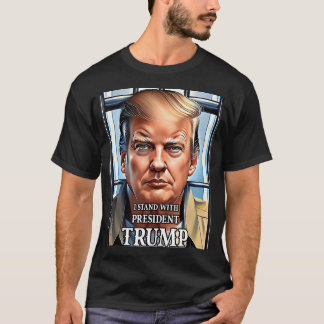 Donald Trump Indicted Lock Him Up Jail Free USA Ar T-Shirt