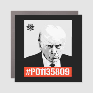 Donald Trump Inmate #P01135809 Car Magnet