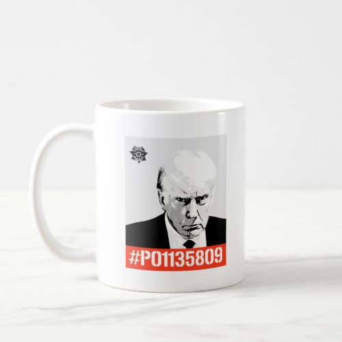 Donald Trump Inmate P01135809  Coffee Mug